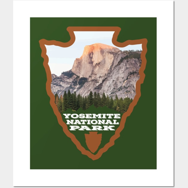 Yosemite National Park arrowhead Wall Art by nylebuss